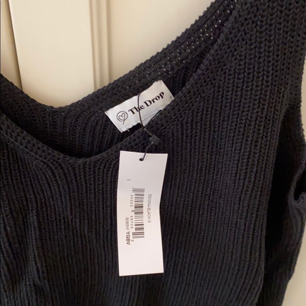 NWT black sweater tank - Picture 2 of 2